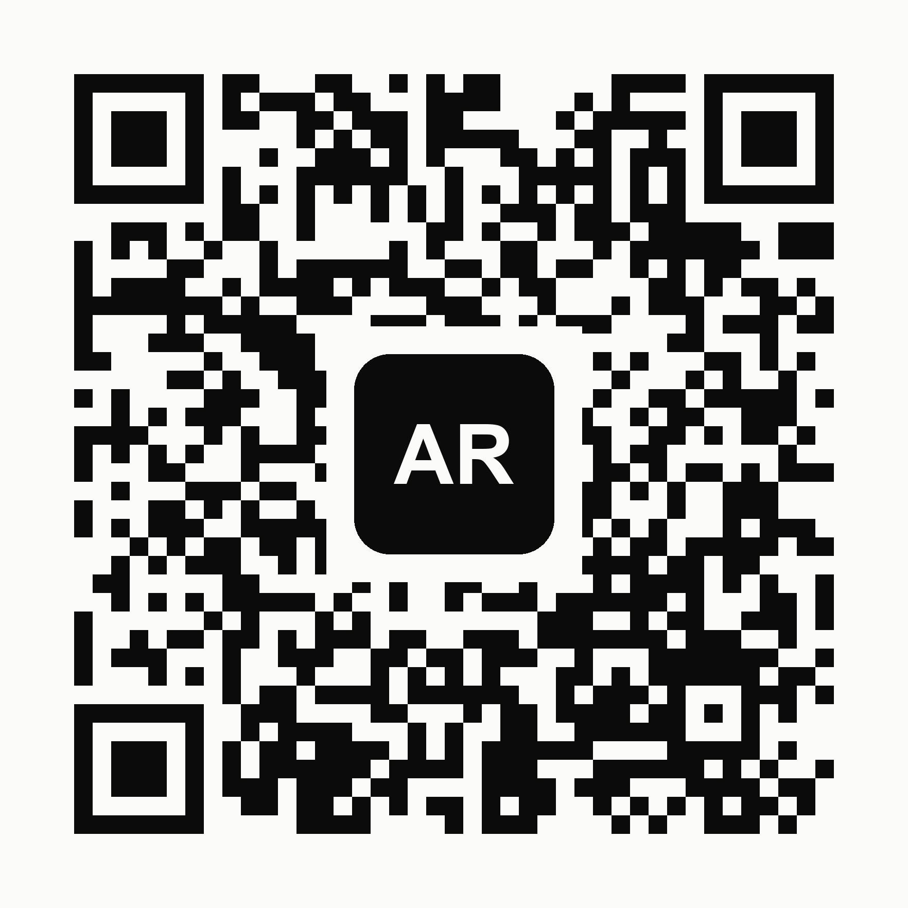 QR code to open the AR on your phone